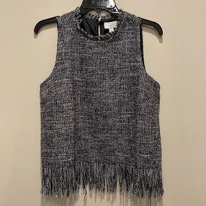 MudPie black and silver top small